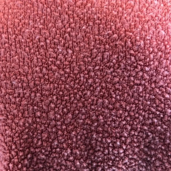 VS PINK Orange Sherpa Pullover Sweatshirt M - Picture 8 of 8